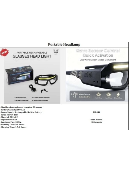 Occhialini con luce led regolabile - Img 5