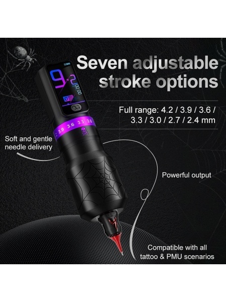 Penna Wireless Black Widow - Corsa Regolabile - Img 5