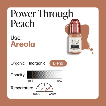 PERMA BLEND LUXE - Power Through Peach - Vicky Martin Unstoppable Areola 15ML (REACH EU) - Img 3