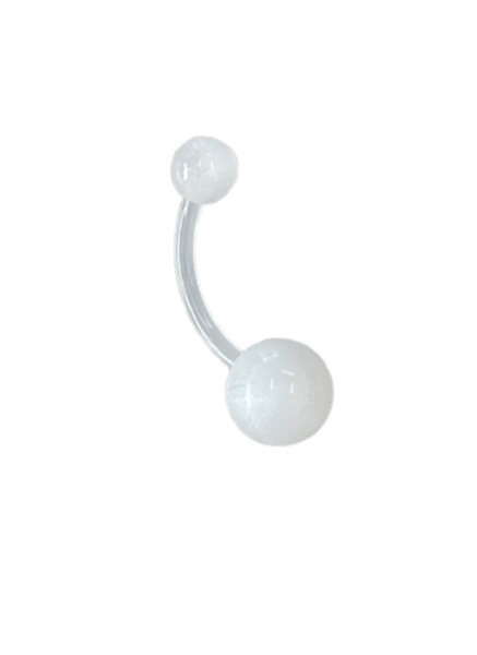 Piercing Ombelico in UV Trasparente