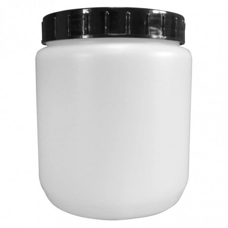 BARATTOLO IN PLASTICA (PE), CILINDRICO, CAPACITÀ 2000 ML TAPPO A VITE CON SOTTOTAPPO (INCLUSI)