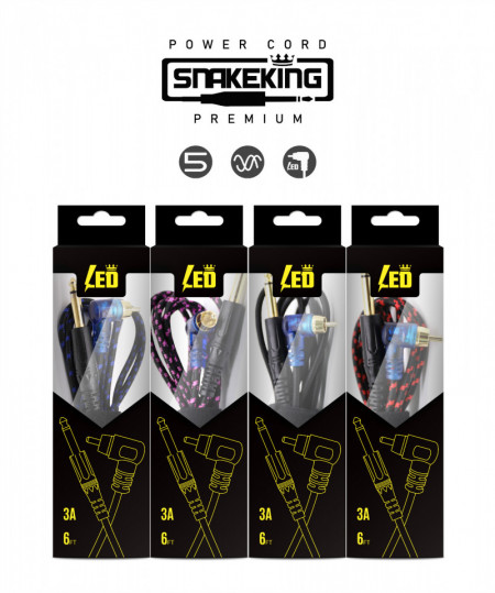 CAVO CON CLIP RCA SNAKEKING Nero - Img 3