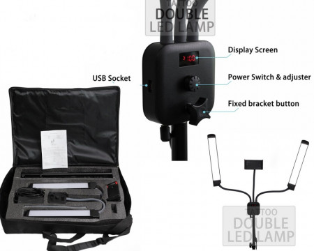 Lampada Double Arms LED 6000k - Img 2