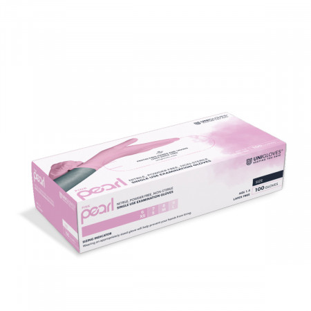 Unigloves Guanti In Nitrile Pink Pearl 100 pezzi Taglia XS - Img 2