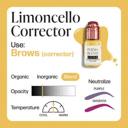 Correttore Perma Blend Luxe PMU Ink - Limoncello 15 ml - Img 2