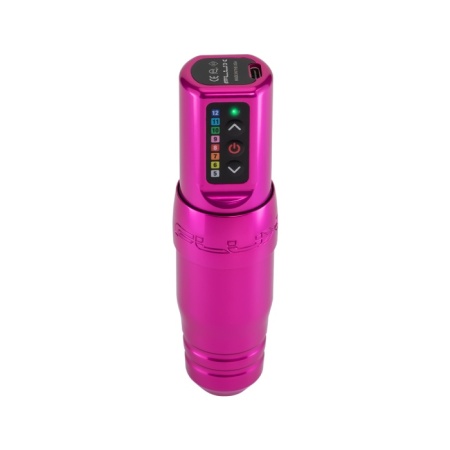 Microbeau Spektra Flux S PMU Permanent Makeup Machine with Additional Powerbolt - Pink / Bubblegum Stroke 3.2m - Img 4