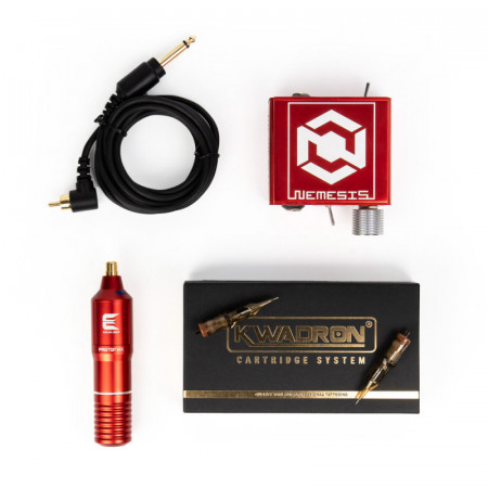 SET COMPLETO TATTOO EQUALISER PROTON + NEMESIS POWER SUPPLY+CARTUCCE - Img 3
