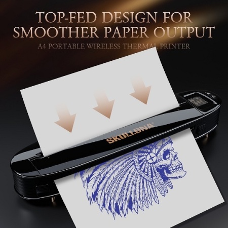 Stampante wireless Skulldna SP30 + Rotolo stencil omaggio - Img 4