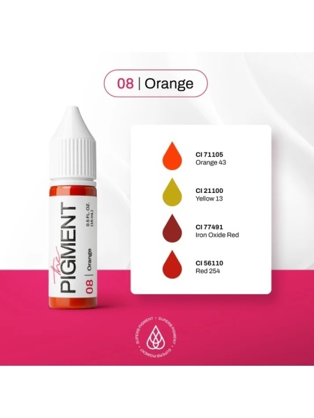 The Pigment - Orange 08 - 15ml - Img 3