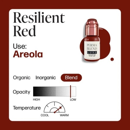 PERMA BLEND LUXE - Resilient Red - Vicky Martin Unstoppable Areola 15ML (REACH EU) - Img 3