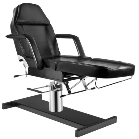 Poltrona estetica idraulica Tattoo Professionale Colore Nero - Img 2
