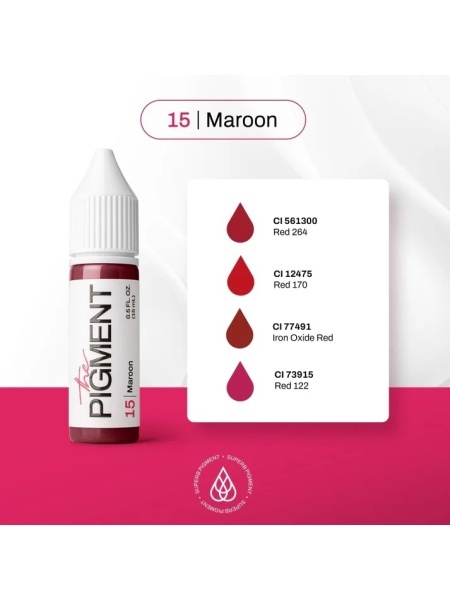 The Pigment - Maroon 15 - 15ml - Img 3