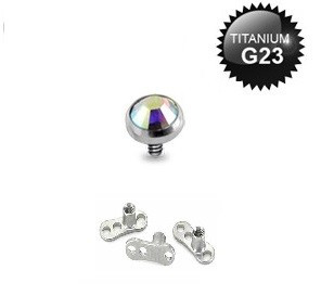 Titanium Dermal Aurora 4mm (Piastrina non inclusa)