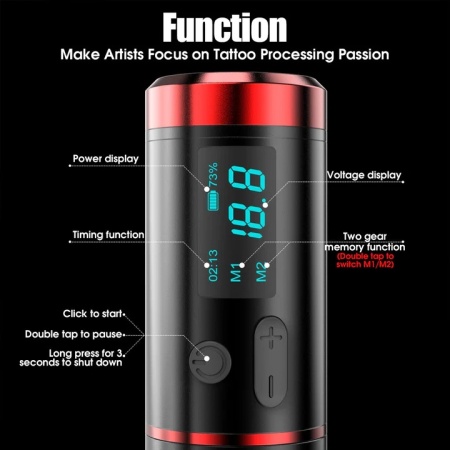 Armor Pro Wireless Tattoo Pen Machine - Img 4