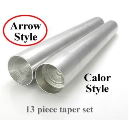 Set di inseritori da 13 pezzi 18g-00g coni per piercing per il corpo - Img 2