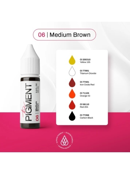 The Pigment - Medium Brown 06 - 15ml - Img 3