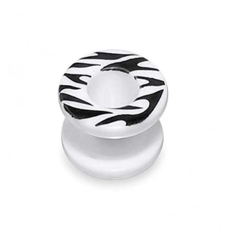 Tunnel In UV Zebra Bianco 4mm