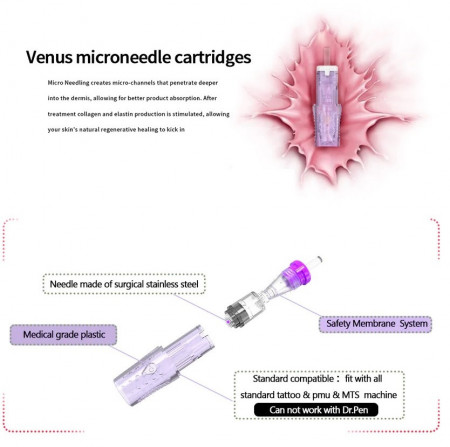VENUS CARTRIDGES 3D Microneedles - 10 pz - Img 4