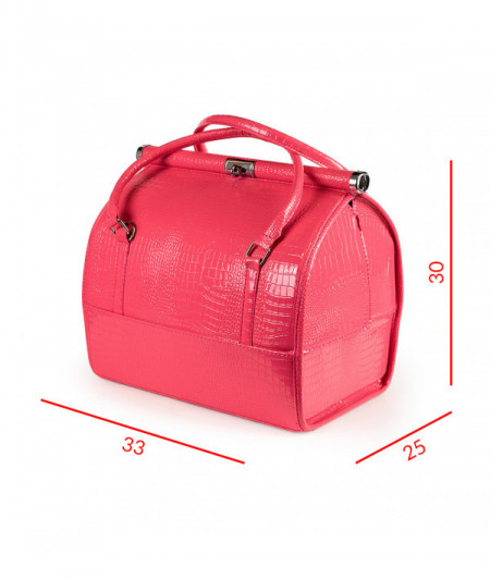 Borsa elegante da trucco &amp; tattoo porta oggetti Colore Rosa - Img 5