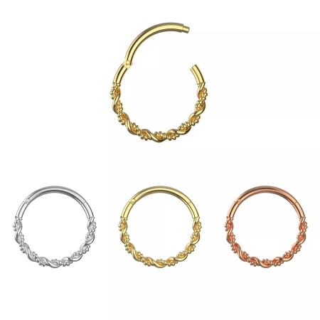 Clicker Intrecciato 1.2x9mm Gold - Img 2