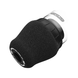 FK Irons Ergo Shield Disposable Foam Tattoo Grips 40mm - Black - Box of 24 - Img 3