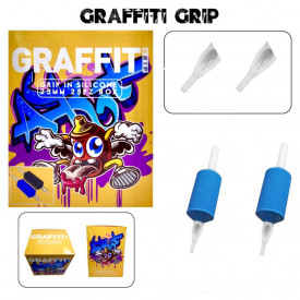 GRAFFITI GRIP BLUE 11 FLAT 25MM 25PZ