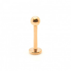 Labret Stud In Titanio Oro 1,2ø, 10mm