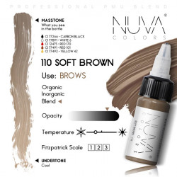 NUVA COLORS - 110 SOFT BROWN - 15ML (REACH COMPLIANT) - Img 2