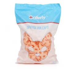 Tappini per inchiostro Saferly Sphynx Cat - Misura 16mm - Confezione da 25 pz - Img 5