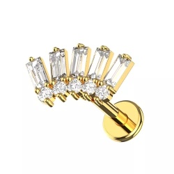 Gioiello Design Corona Helix Tragus 1.2x6mm Gold
