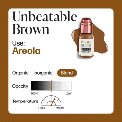 PERMA BLEND LUXE - Unbeatable Brown - Vicky Martin Unstoppable Areola 15ML (REACH EU) - Img 3