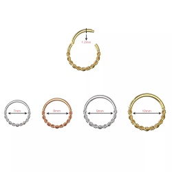 Clicker Intrecciato 1.2x9mm Gold - Img 3