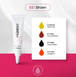 Microblading Pigment - Brown 3 - 10 ml - Img 2