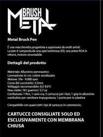 NEW Metal Brush Pen Red Doppio Grip - Img 4