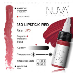 NUVA COLORS - 180 LIPSTICK RED - 15ML (REACH COMPLIANT) - Img 2