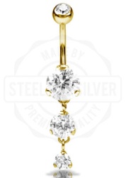 Piercing per Ombelico Pendente 1.6x8mm
