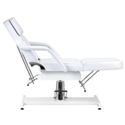 Poltrona estetica idraulica Tattoo Professionale Colore Bianco - Img 4