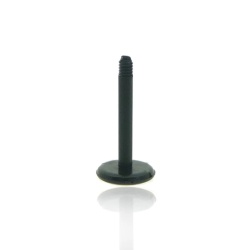 Labret In Teflon 1.6x10mm - BLACK