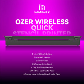 Stampante wireless Ozer + Rotolo stencil omaggio - Img 6