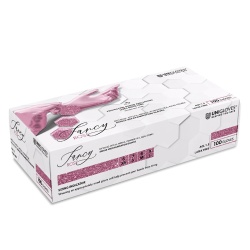Unigloves Guanti In Nitrile Fancy Rose 100 pezzi Taglia S - Img 2
