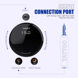 Mast Circle Tattoo Power Supply OLED Simple Power for Tattoo Machines - Img 5