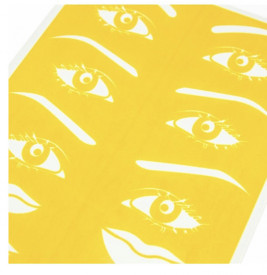 Pelle Sintetica Eyes & Eyebrows Gialla - Img 2