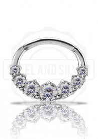 Septum/Daith Clicker Silver 1.2x06 mm