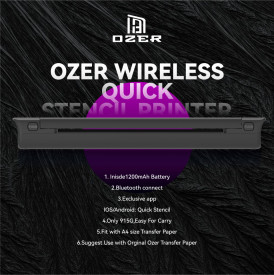Stampante wireless Ozer + Rotolo stencil omaggio - Img 7