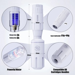 Dragonhawk S1 Tattoo Machine Pen Starter Bundle - Img 3