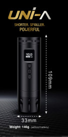 Mini Penna UNI-A Wireless Pen Black Stroke 4.2 - Img 2