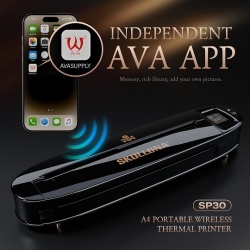 Stampante wireless Skulldna SP30 + Rotolo stencil omaggio - Img 6