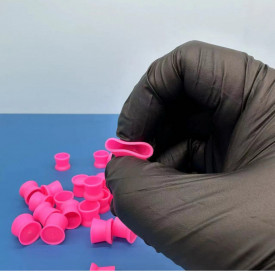 Tappini In Silicone Pink 12mm - Img 3