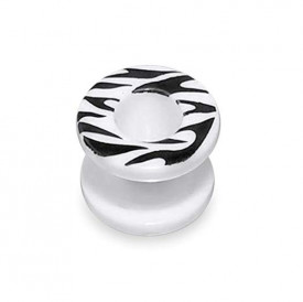 Tunnel In UV Zebra Bianco 24mm