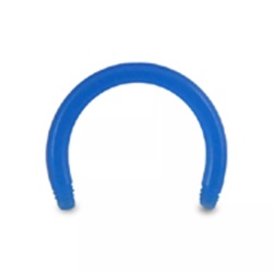 Circular Barbell In Teflon 1.2x10mm - AZURE